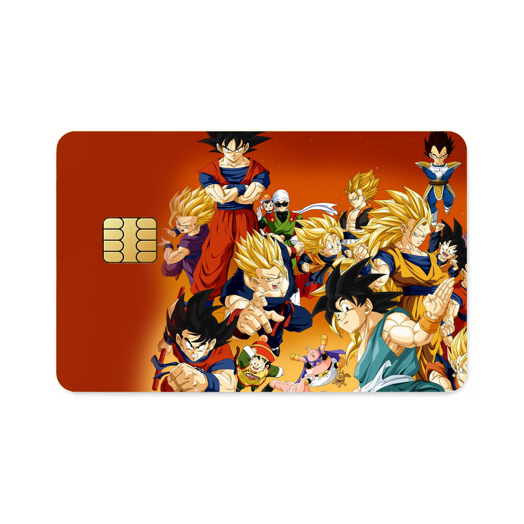 Anime Dragon Ball Z  Credit Card Skins (4-in-1 Pack)
