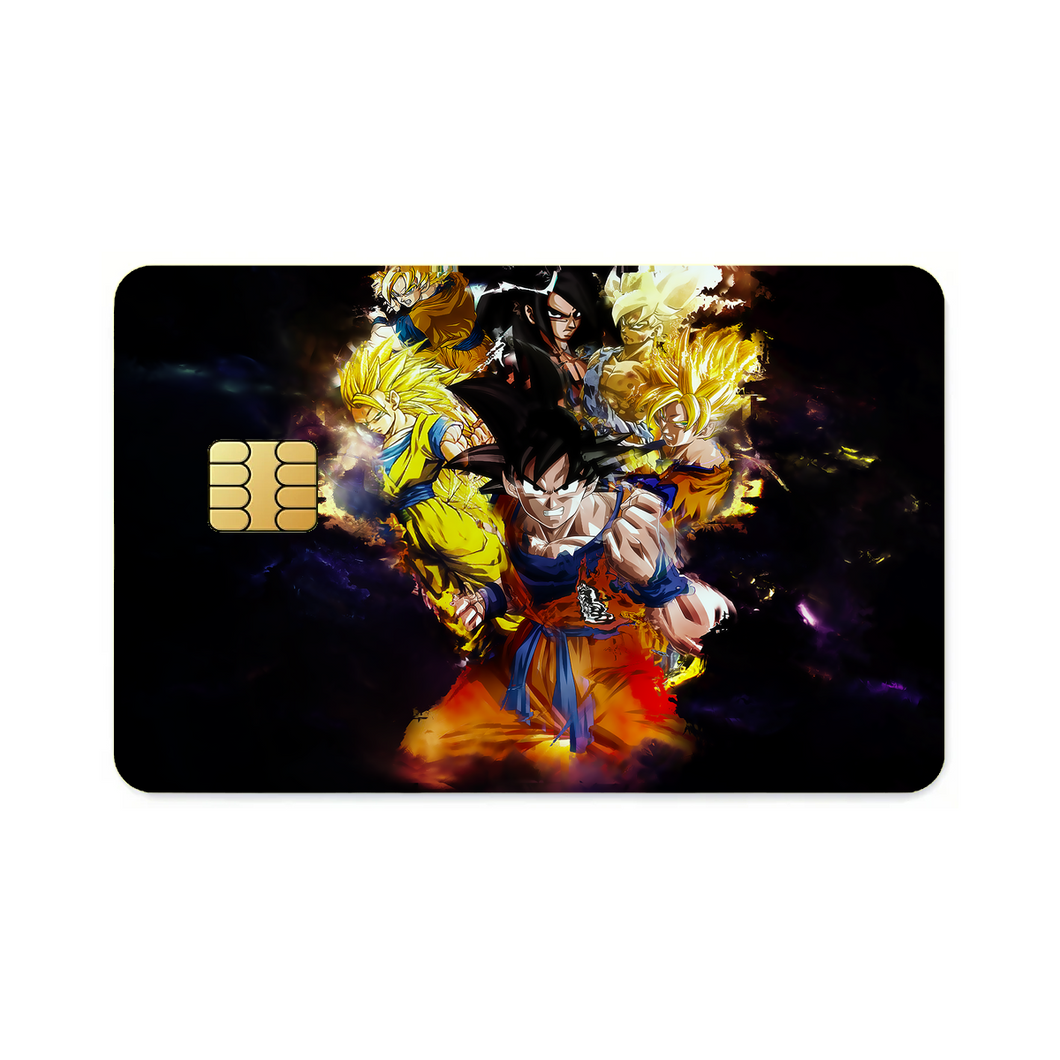 Anime Dragon Ball Z Credit Card Skins (4-in-1 Pack)