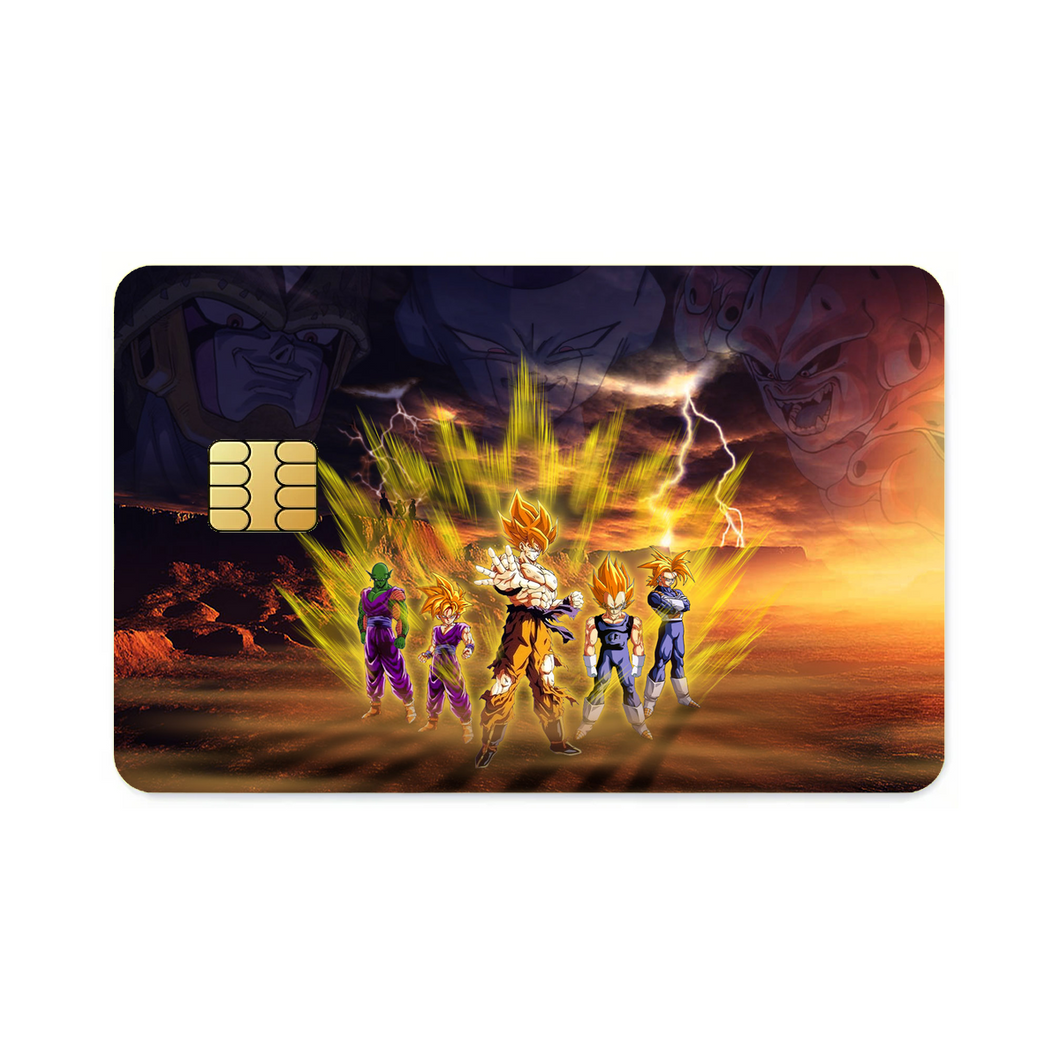 Anime Dragon Ball Z Credit Card Skins (4-in-1 Pack)