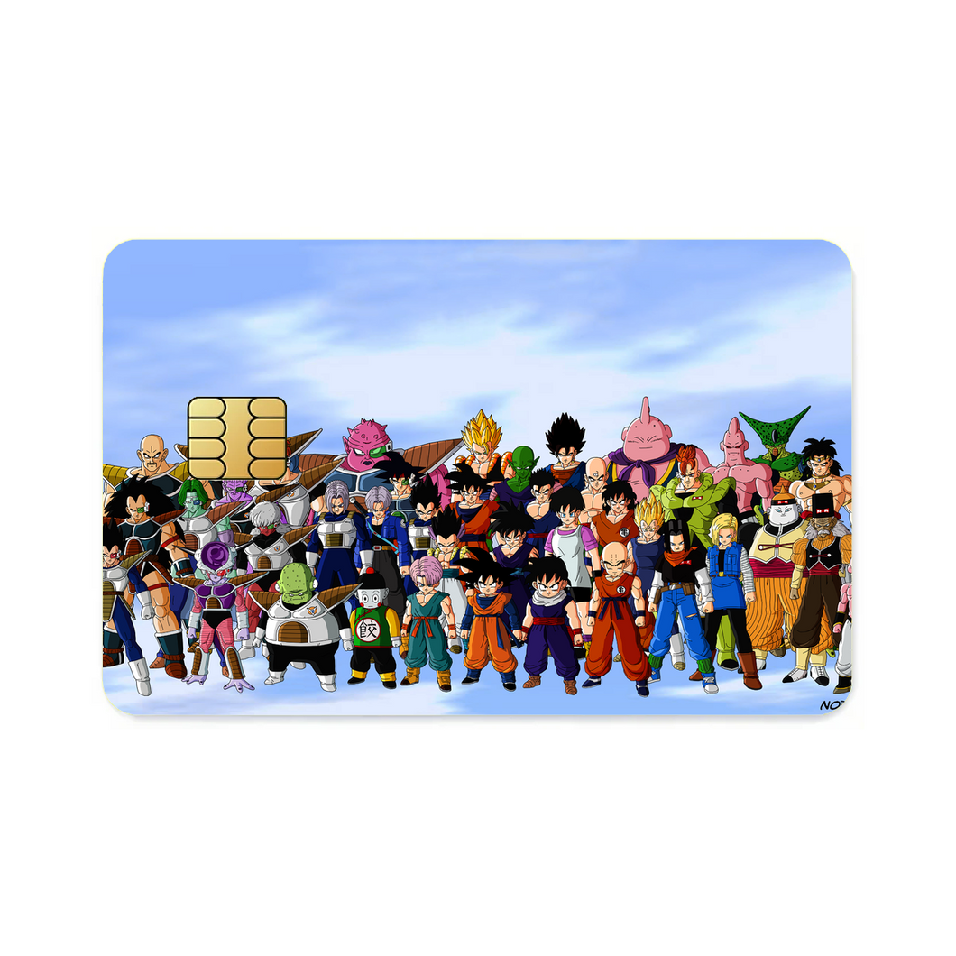Anime Dragon Ball Z  Credit Card Skins (4-in-1 Pack)