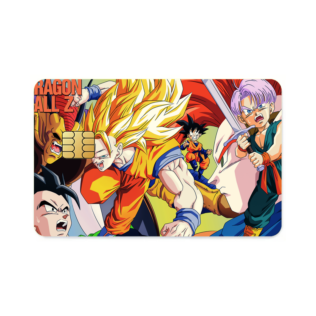 Anime Dragon Ball Z Credit Card Skins (4-in-1 Pack)