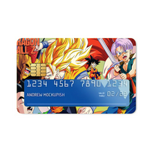 Load image into Gallery viewer, Anime Dragon Ball Z Credit Card Skins (4-in-1 Pack)
