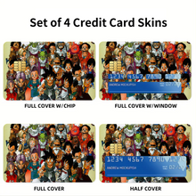 Load image into Gallery viewer, Anime Dragon Ball Zr Credit Card Skins (4-in-1 Pack)
