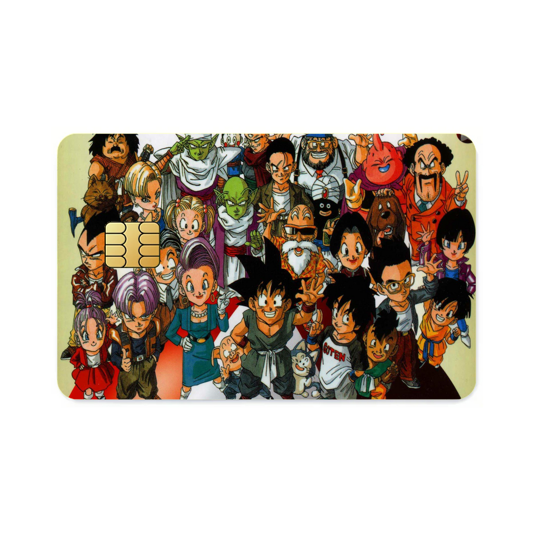 Anime Dragon Ball Zr Credit Card Skins (4-in-1 Pack)