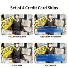 Load image into Gallery viewer, Anime Durarara!! Credit Card Skins (4-in-1 Pack)
