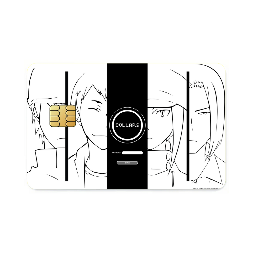 Anime Durarara!! Credit Card Skins (4-in-1 Pack)