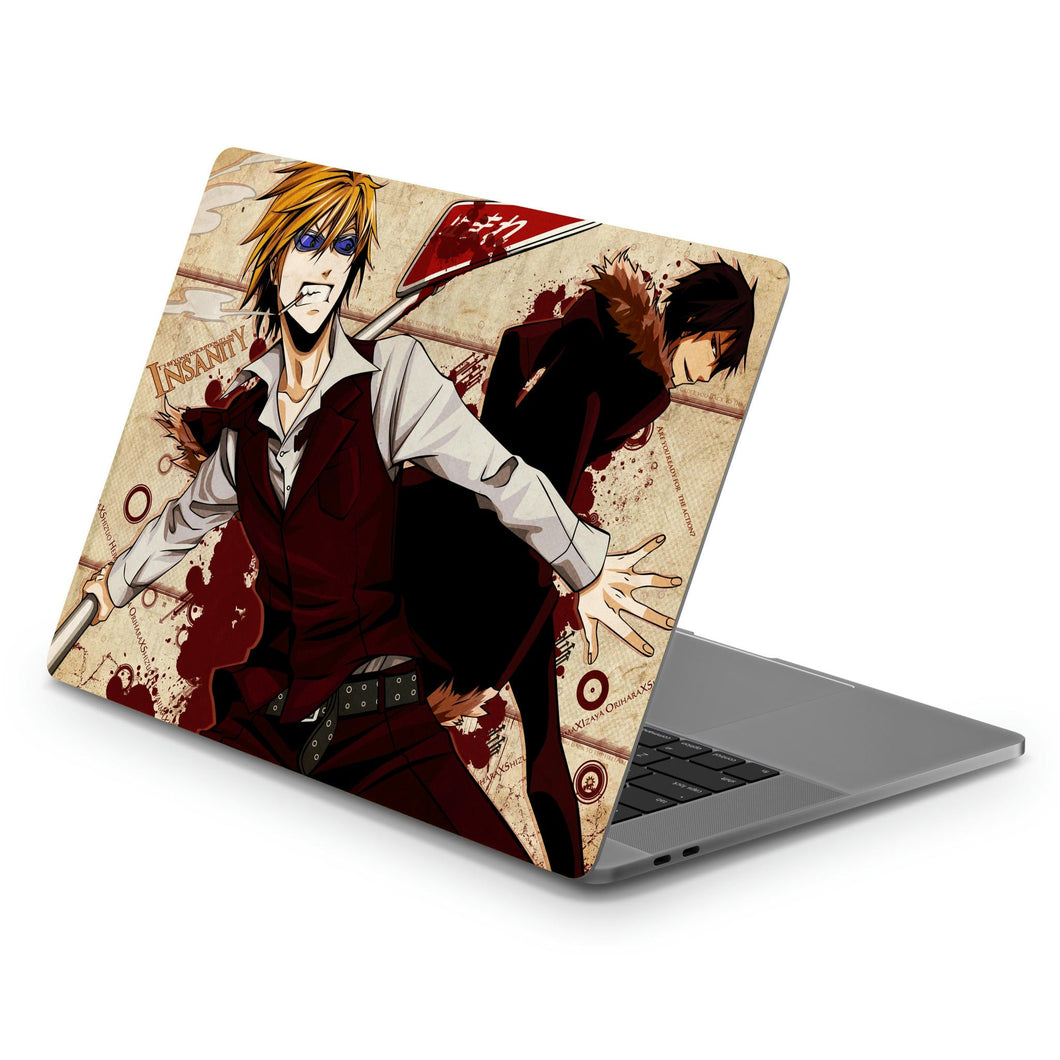 Anime Durarara!!  Macbook Skin
