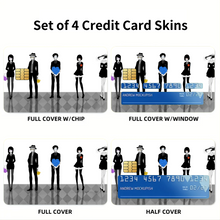 Load image into Gallery viewer, Anime Durarara!!r Credit Card Skins (4-in-1 Pack)
