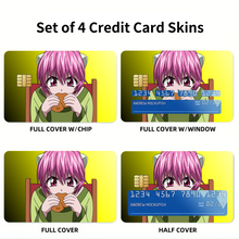 Load image into Gallery viewer, Anime Elfen Lied Credit Card Skins (4-in-1 Pack)
