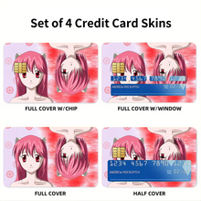 Load image into Gallery viewer, Anime Elfen Liedr Credit Card Skins (4-in-1 Pack)

