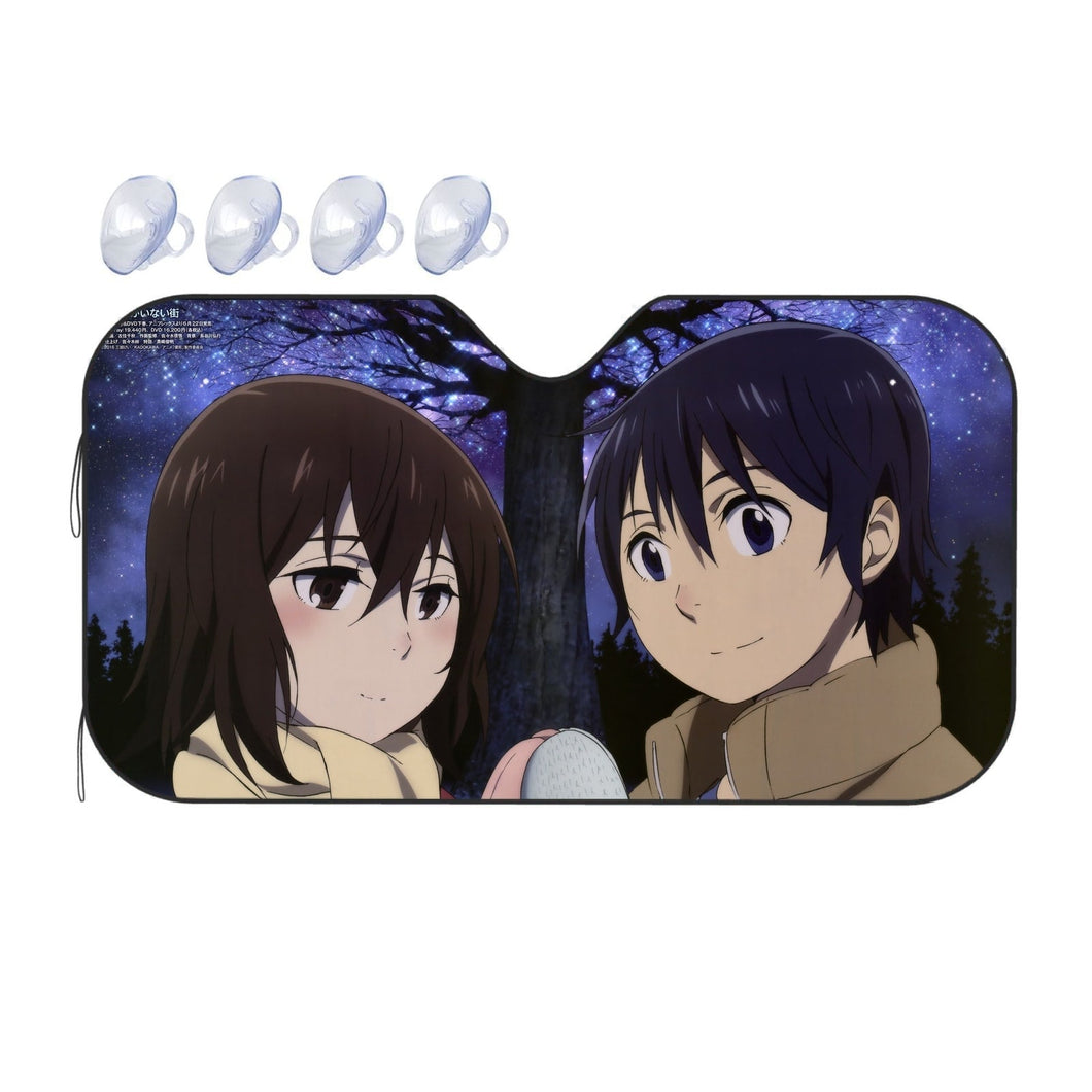 Anime ERASED  Car Sunshade