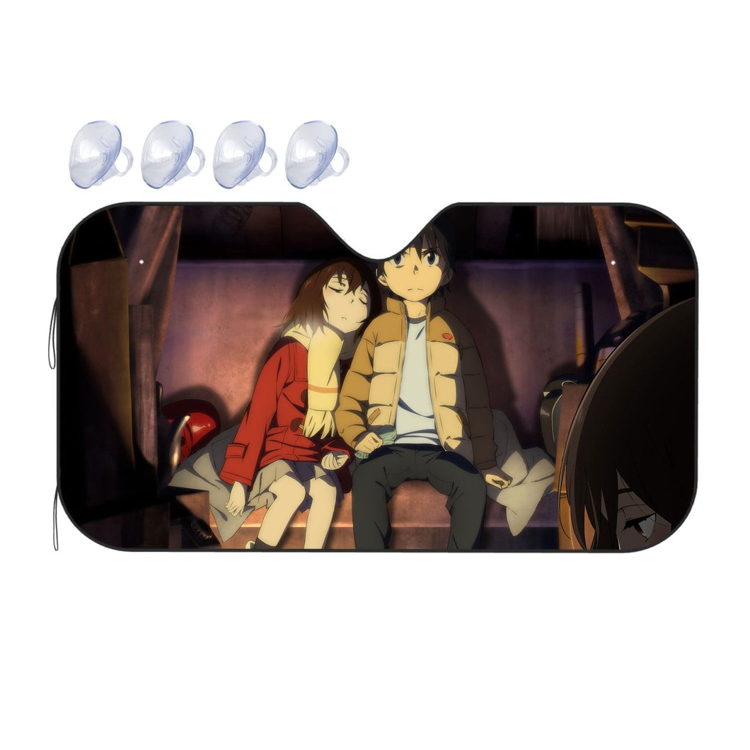 Anime ERASED Car Sunshade
