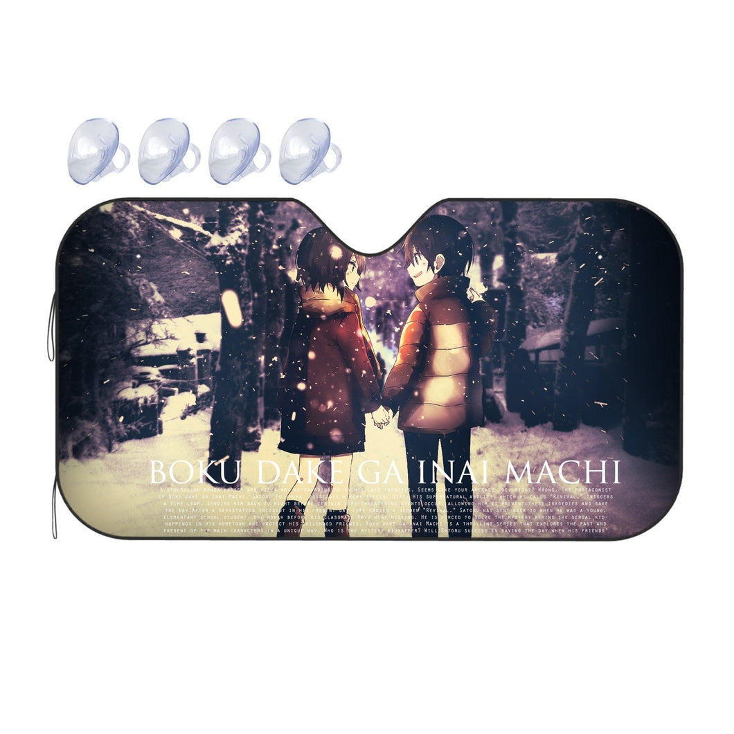 Anime ERASED Car Sunshade