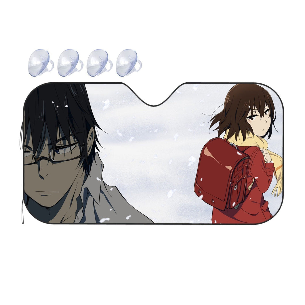Anime ERASED Car Sunshade