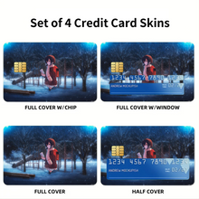 Load image into Gallery viewer, Anime ERASED Credit Card Skins (4-in-1 Pack)
