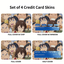 Load image into Gallery viewer, Anime ERASED  Credit Card Skins (4-in-1 Pack)
