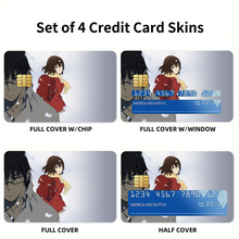 Load image into Gallery viewer, Anime ERASED Credit Card Skins (4-in-1 Pack)
