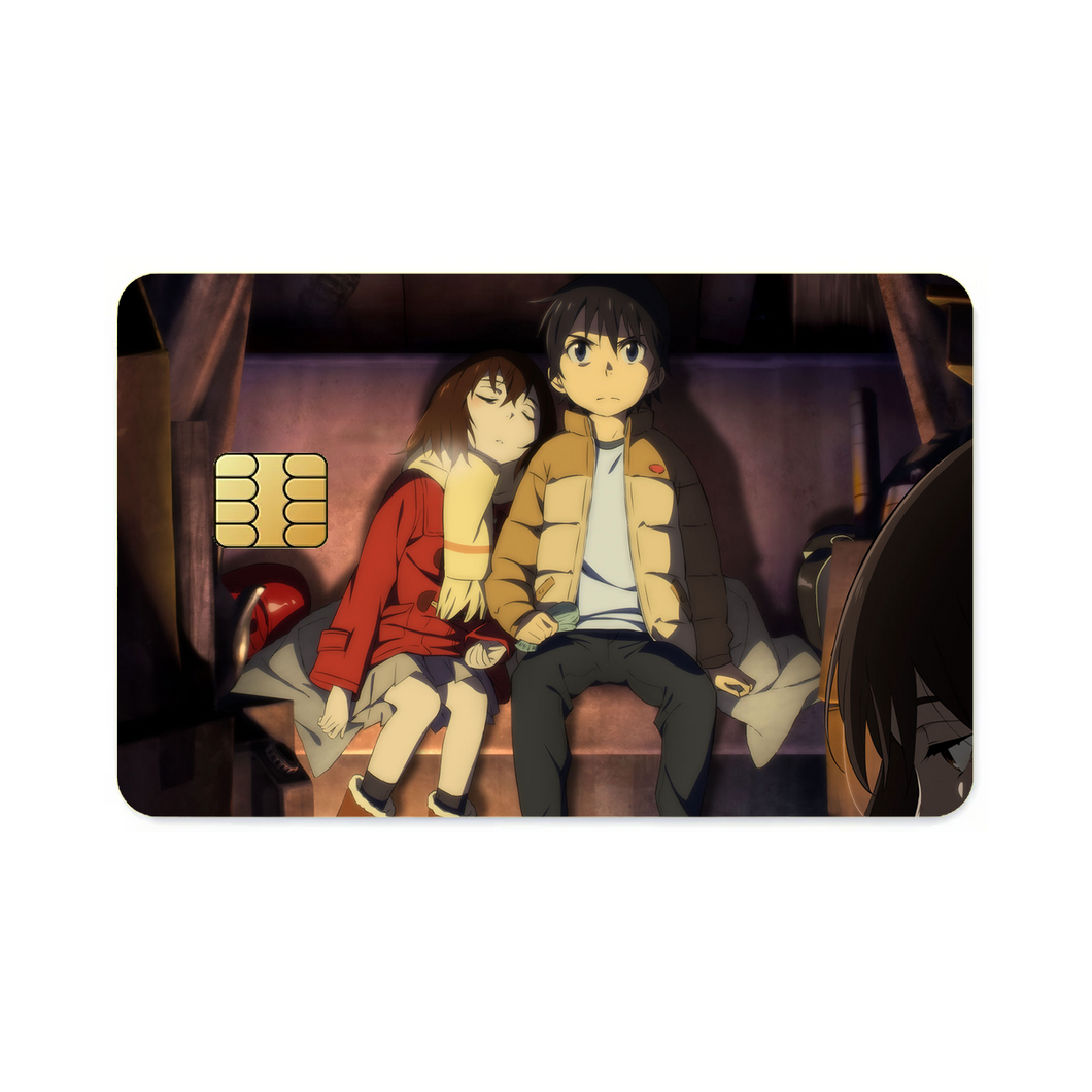 Anime ERASED Credit Card Skins (4-in-1 Pack)