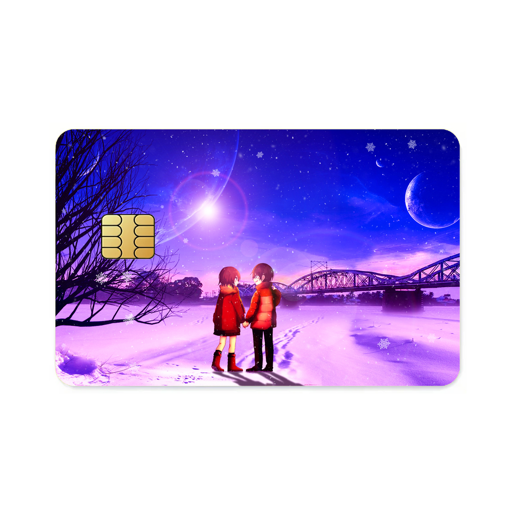 Anime ERASED  Credit Card Skins (4-in-1 Pack)