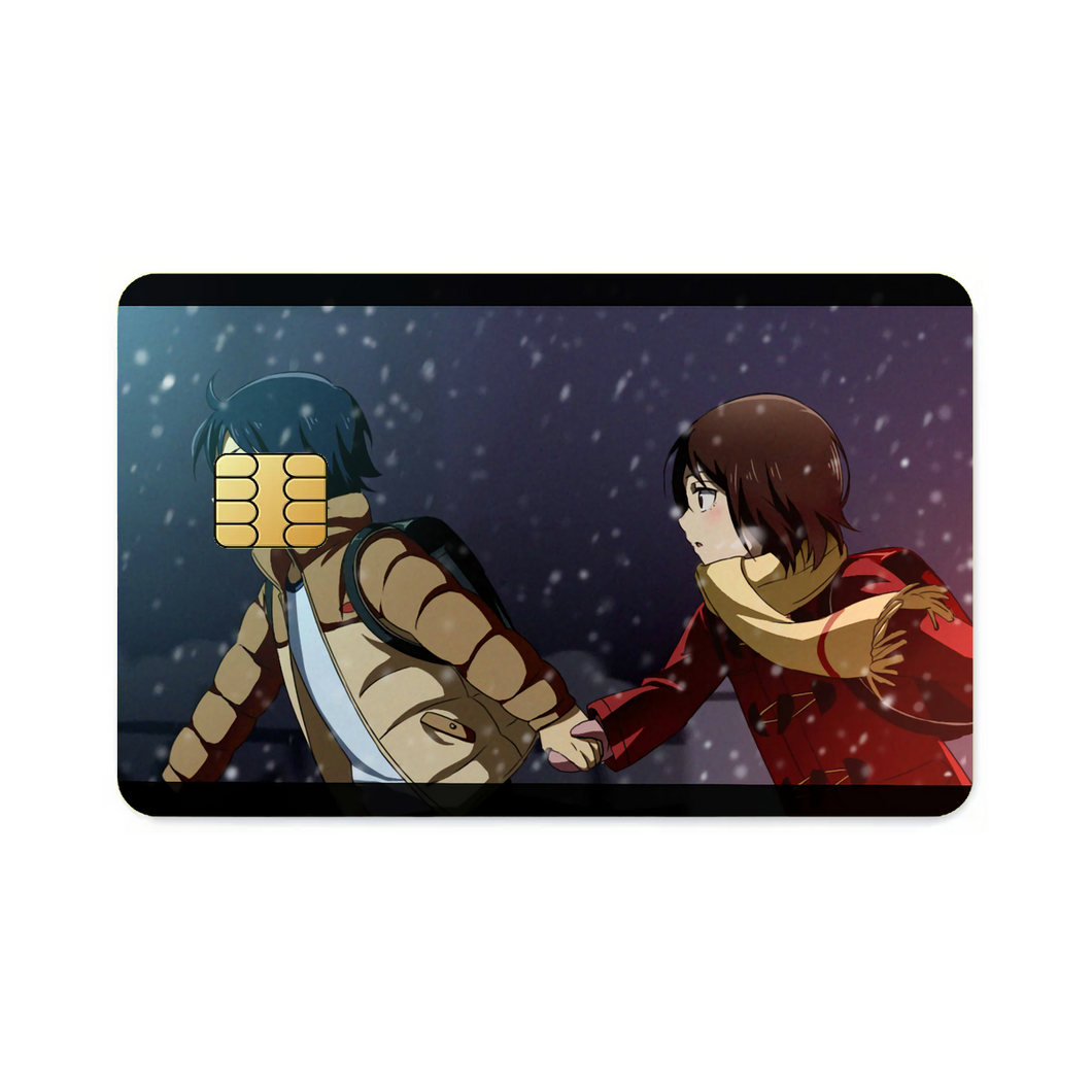 Anime ERASED Credit Card Skins (4-in-1 Pack)