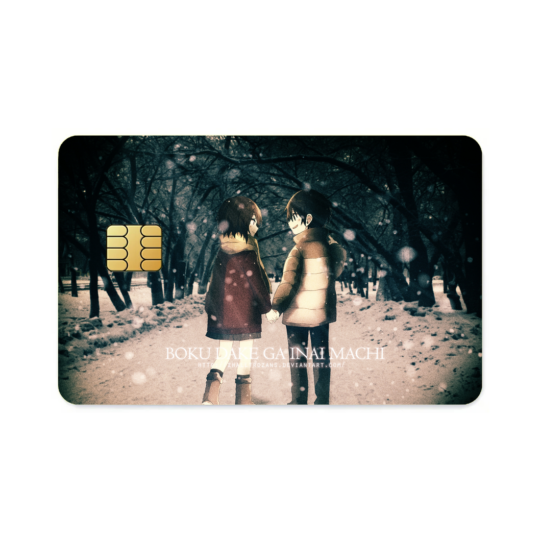 Anime ERASED  Credit Card Skins (4-in-1 Pack)