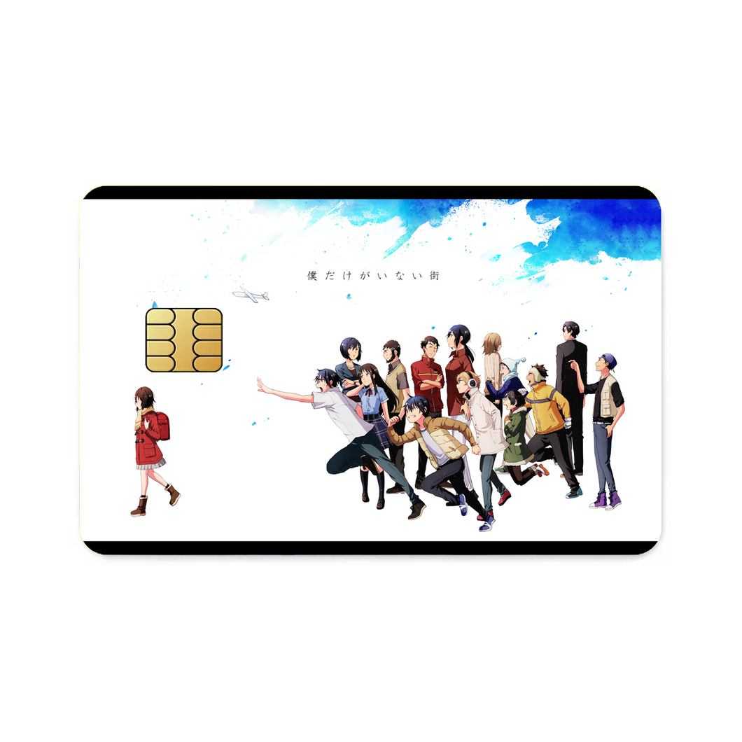 Anime ERASED  Credit Card Skins (4-in-1 Pack)