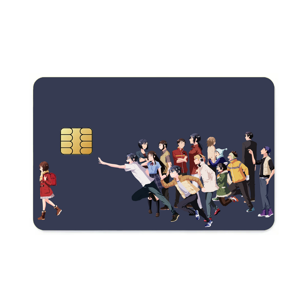 Anime ERASED  Credit Card Skins (4-in-1 Pack)