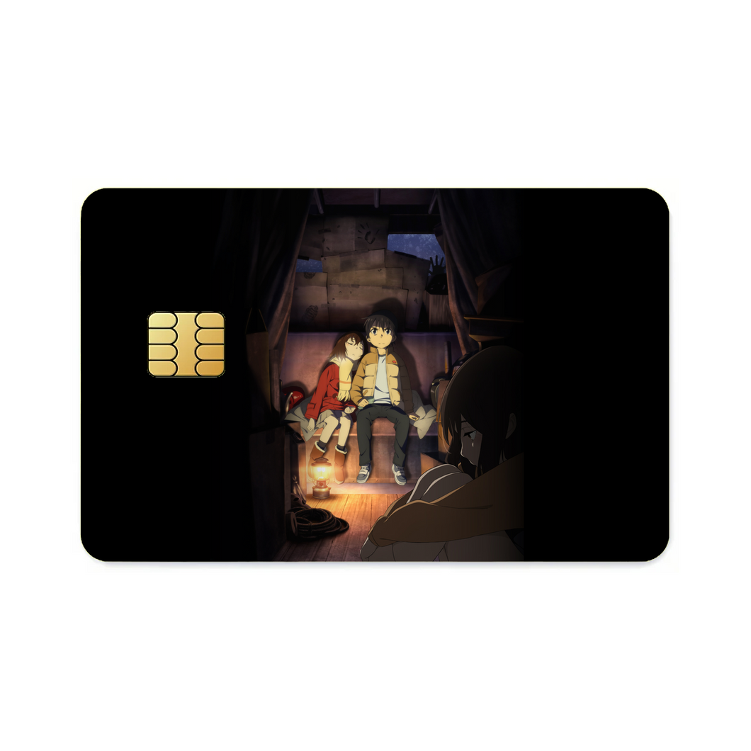 Anime ERASED  Credit Card Skins (4-in-1 Pack)