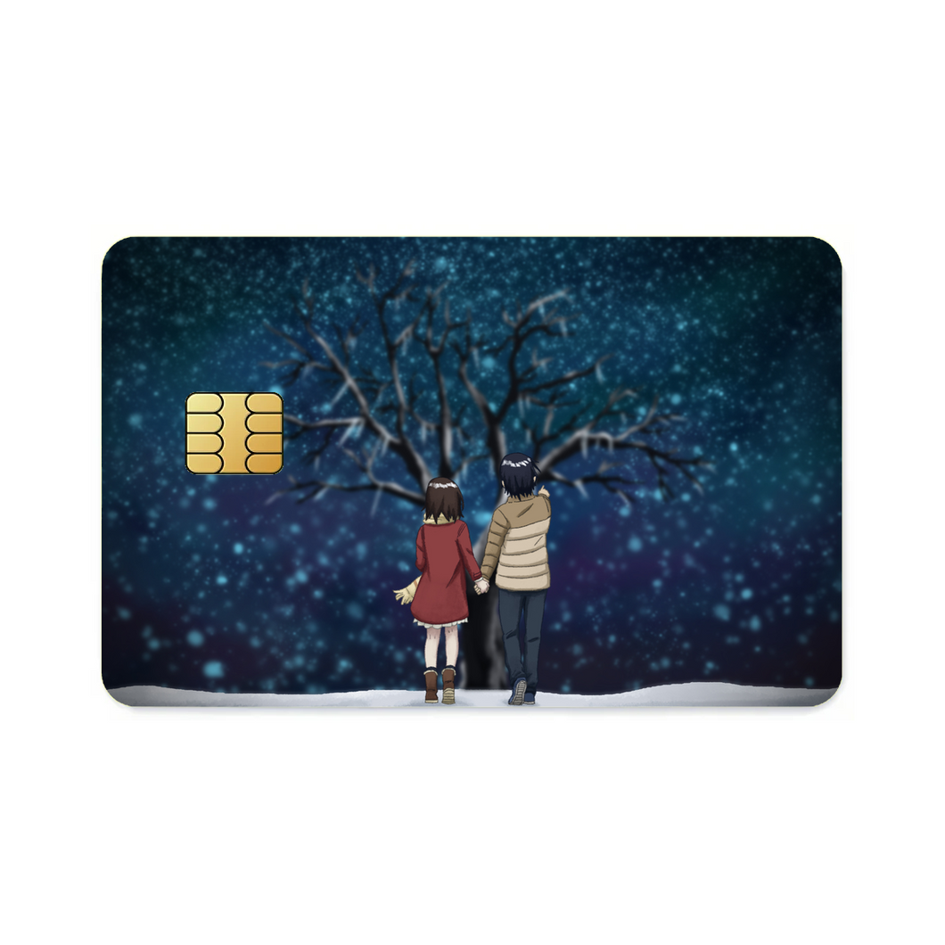 Anime ERASED Credit Card Skins (4-in-1 Pack)