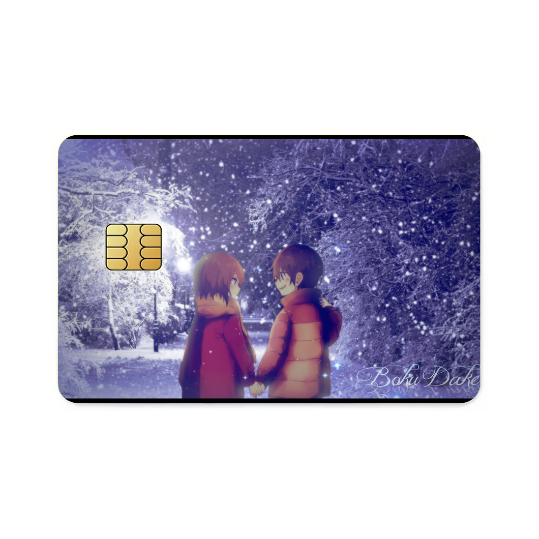 Anime ERASED  Credit Card Skins (4-in-1 Pack)