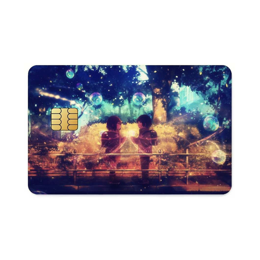 Anime ERASED  Credit Card Skins (4-in-1 Pack)
