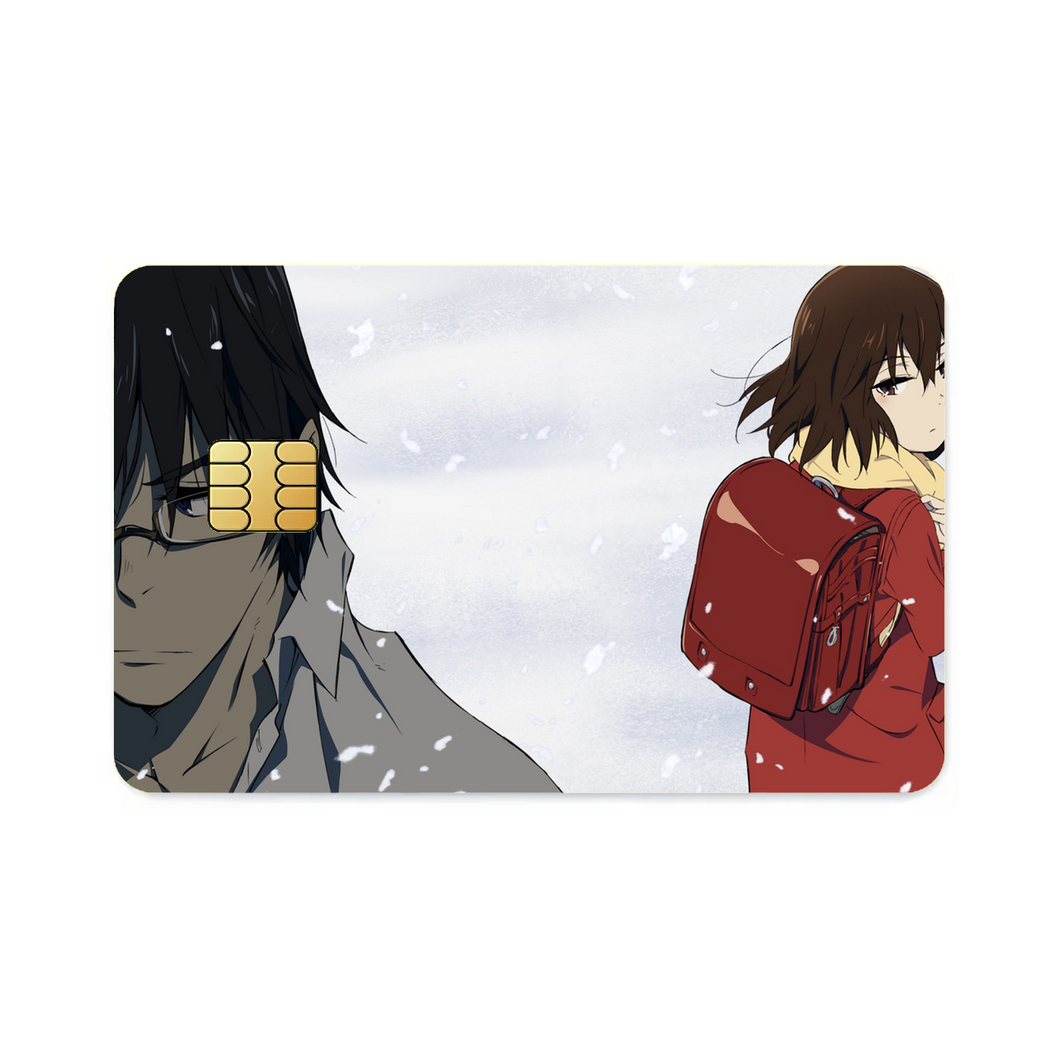 Anime ERASED Credit Card Skins (4-in-1 Pack)