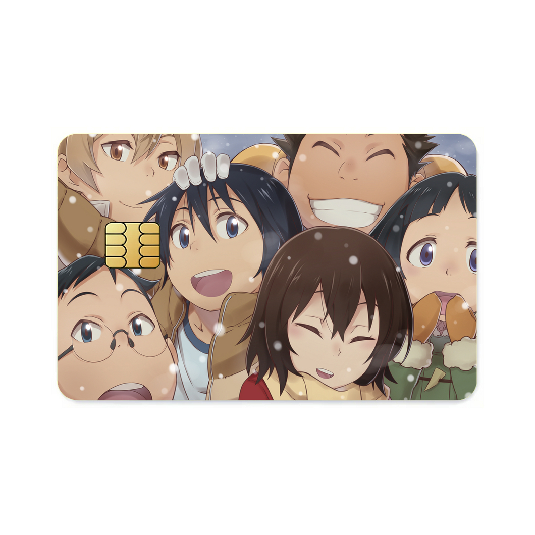 Anime ERASED  Credit Card Skins (4-in-1 Pack)