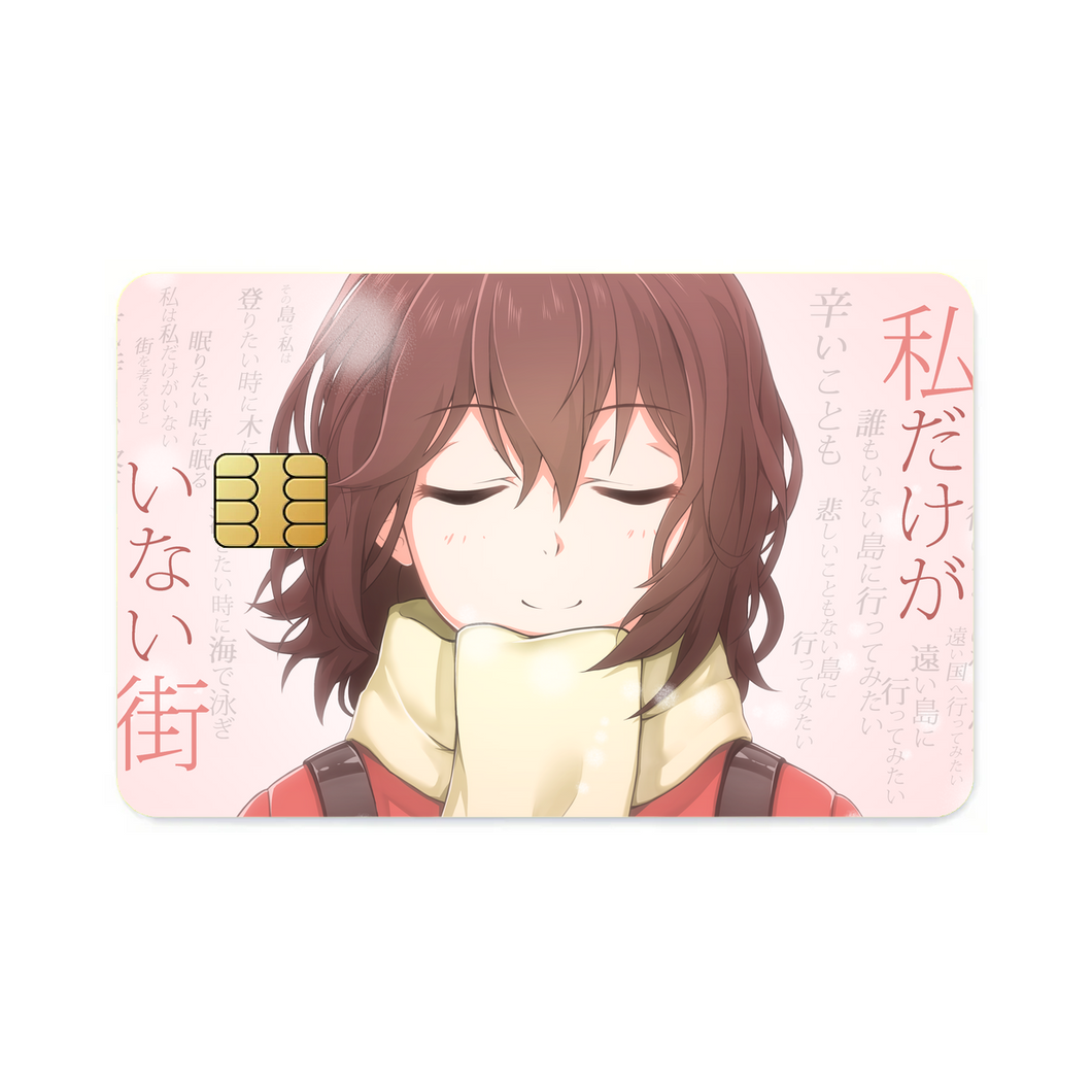 Anime ERASED  Credit Card Skins (4-in-1 Pack)