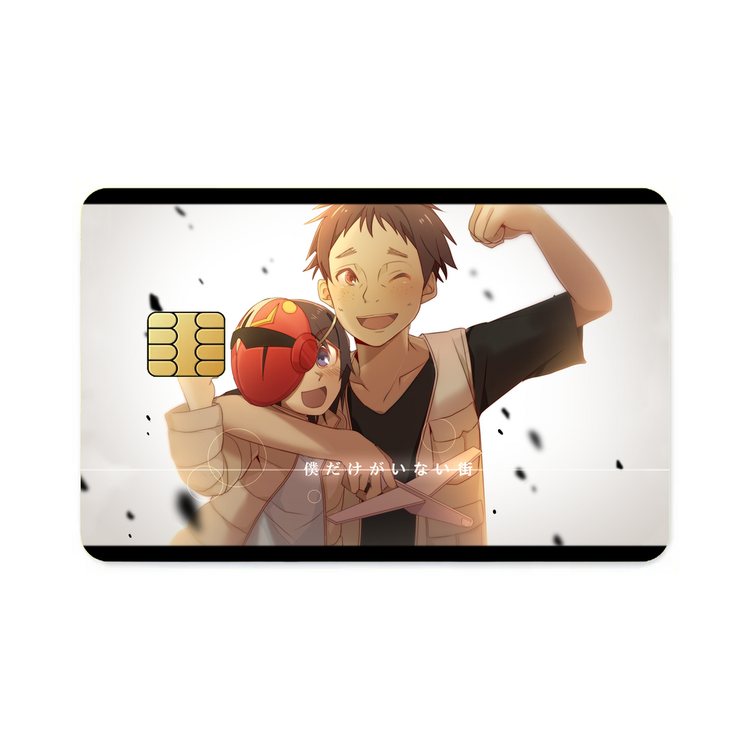 Anime ERASED  Credit Card Skins (4-in-1 Pack)