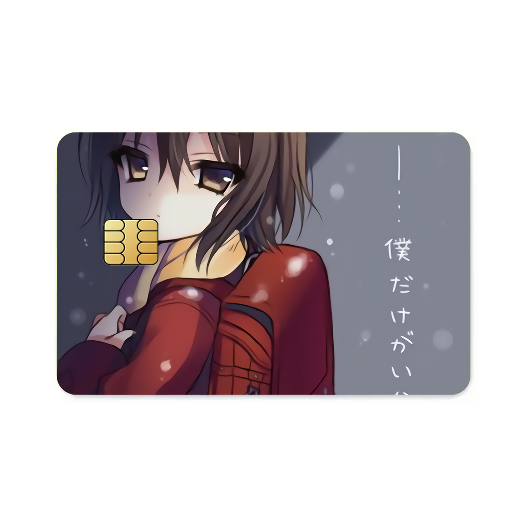Anime ERASED Credit Card Skins (4-in-1 Pack)