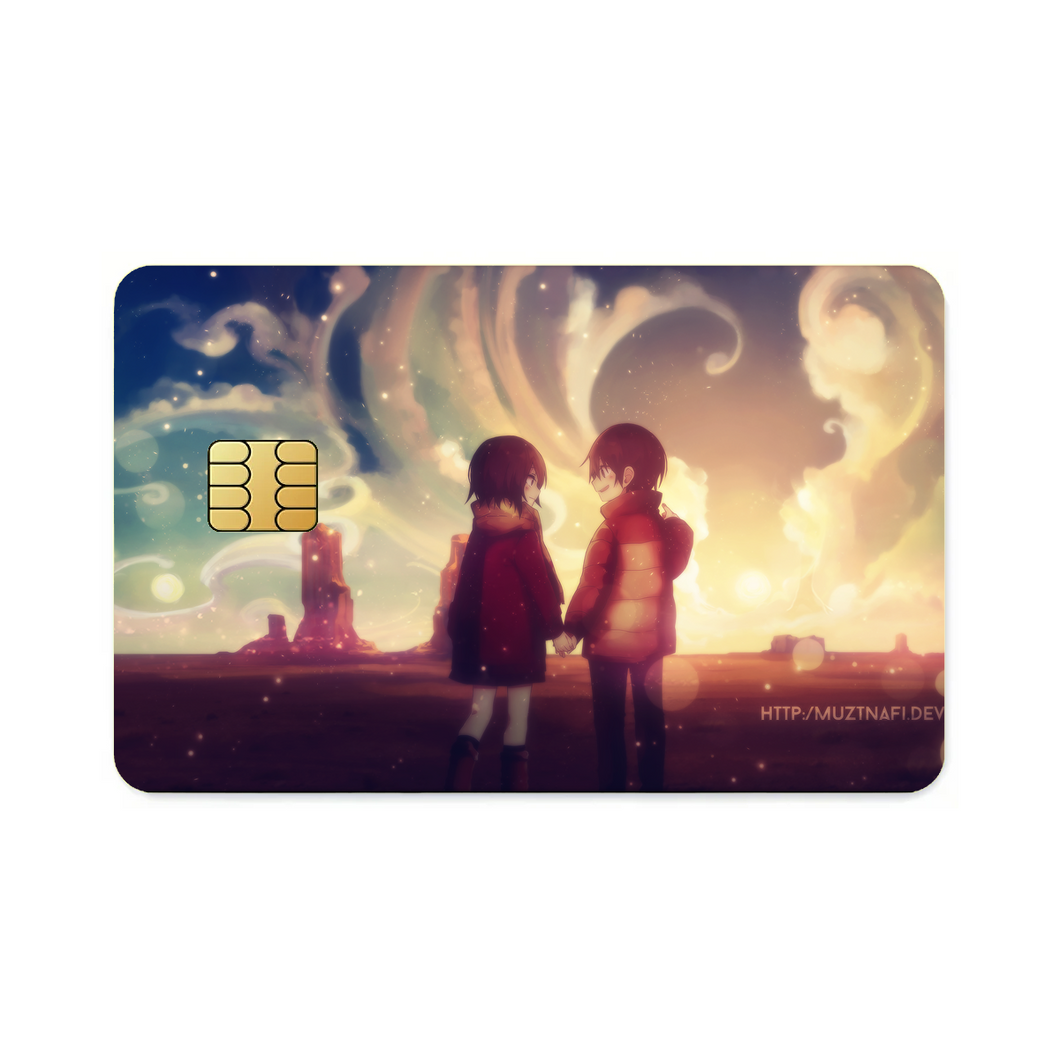 Anime ERASED  Credit Card Skins (4-in-1 Pack)