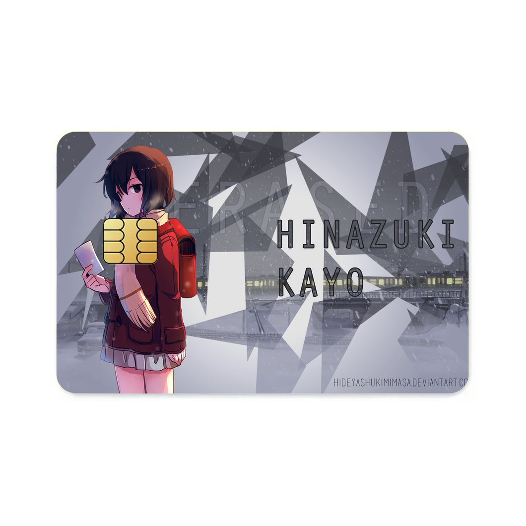 Anime ERASED Credit Card Skins (4-in-1 Pack)