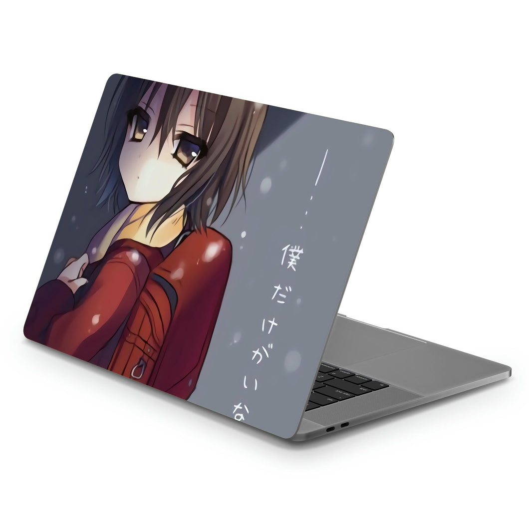 Anime ERASED Macbook Skin