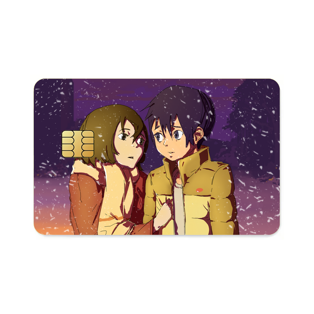 Anime ERASEDr Credit Card Skins (4-in-1 Pack)