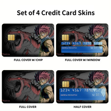 Load image into Gallery viewer, Anime Fairy Tail Credit Card Skins (4-in-1 Pack)
