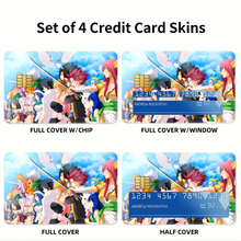Load image into Gallery viewer, Anime Fairy Tail Credit Card Skins (4-in-1 Pack)
