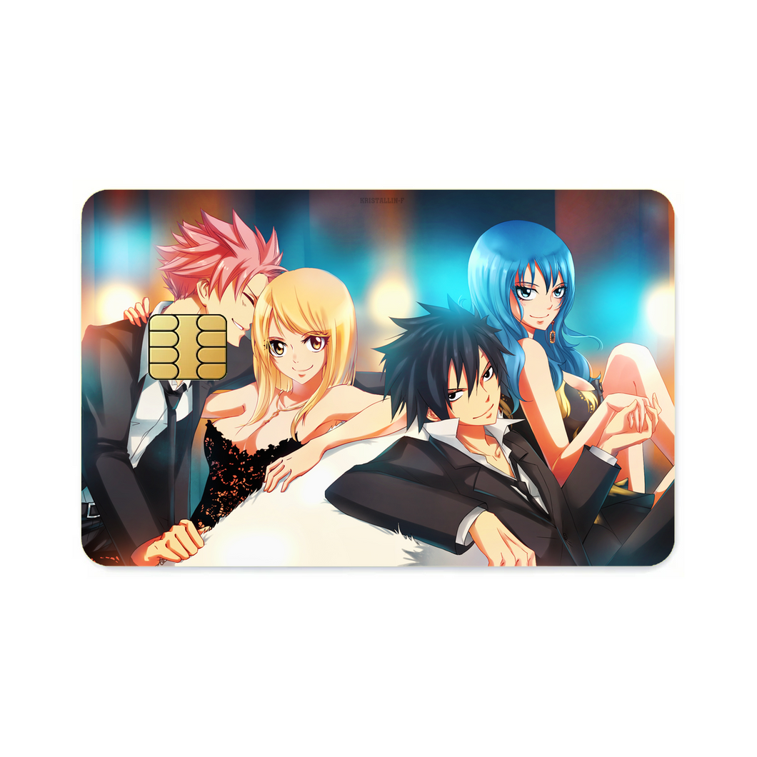 Anime Fairy Tail Credit Card Skins (4-in-1 Pack)