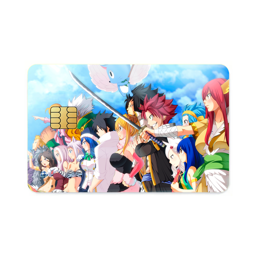 Anime Fairy Tail Credit Card Skins (4-in-1 Pack)