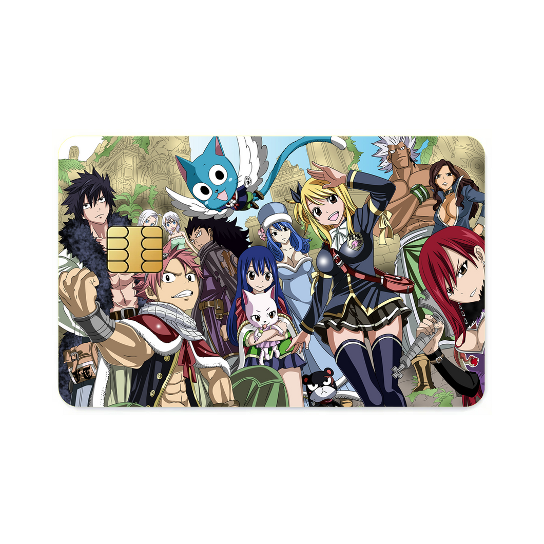 Anime Fairy Tail Credit Card Skins (4-in-1 Pack)