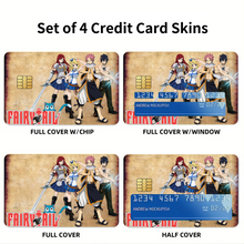Load image into Gallery viewer, Anime Fairy Tailr Credit Card Skins (4-in-1 Pack)
