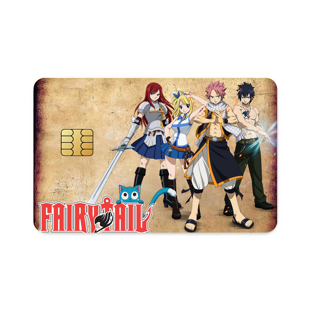 Anime Fairy Tailr Credit Card Skins (4-in-1 Pack)