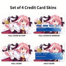 Load image into Gallery viewer, Anime Fate/Apocrypha Credit Card Skins (4-in-1 Pack)
