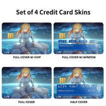 Load image into Gallery viewer, Anime Fate/Stay Night  Credit Card Skins (4-in-1 Pack)

