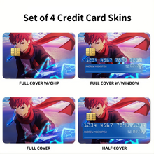 Load image into Gallery viewer, Anime Fate/Stay Night  Credit Card Skins (4-in-1 Pack)
